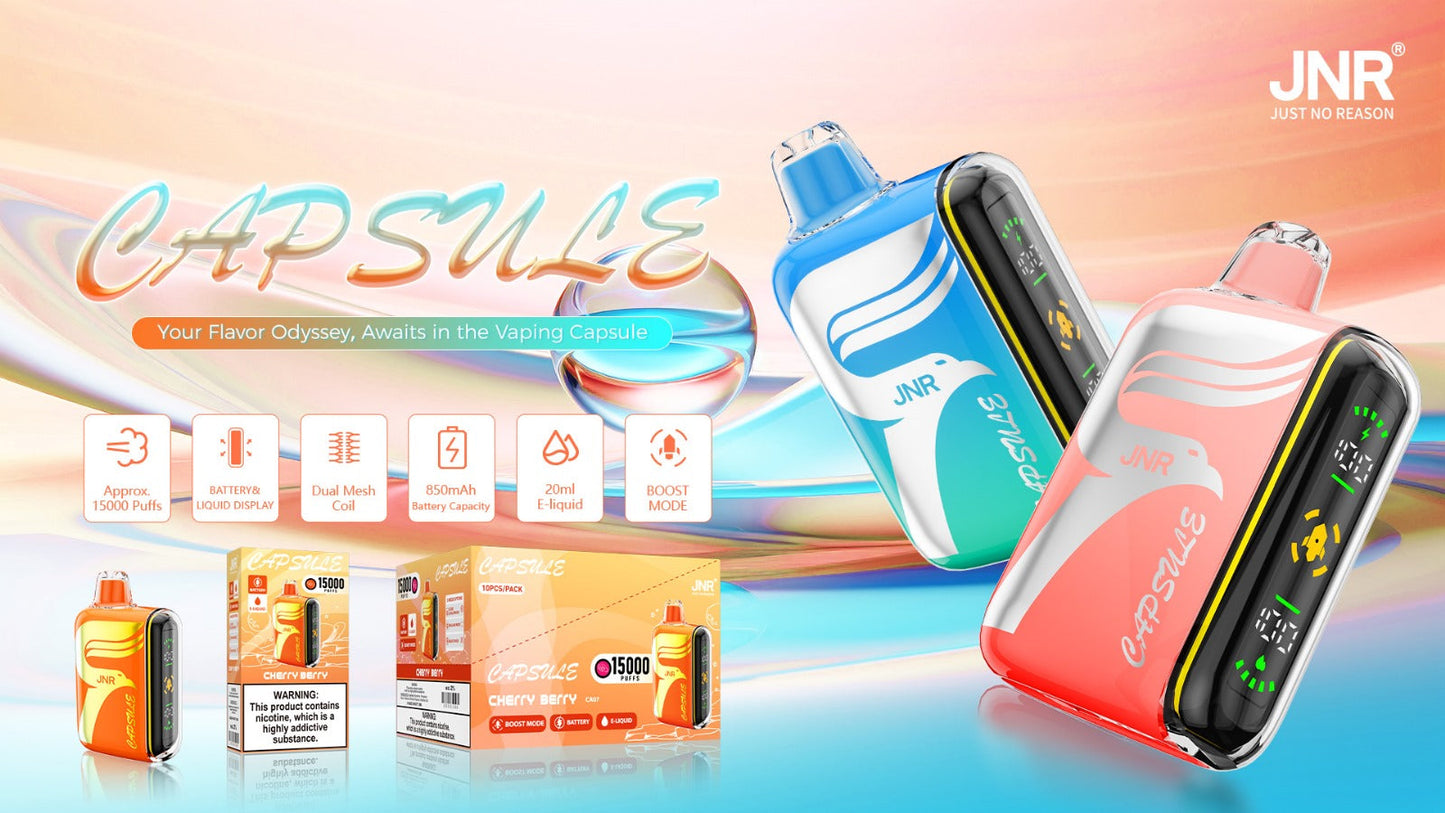 JNR Digital Box Capsule 15000 (Box of 10)