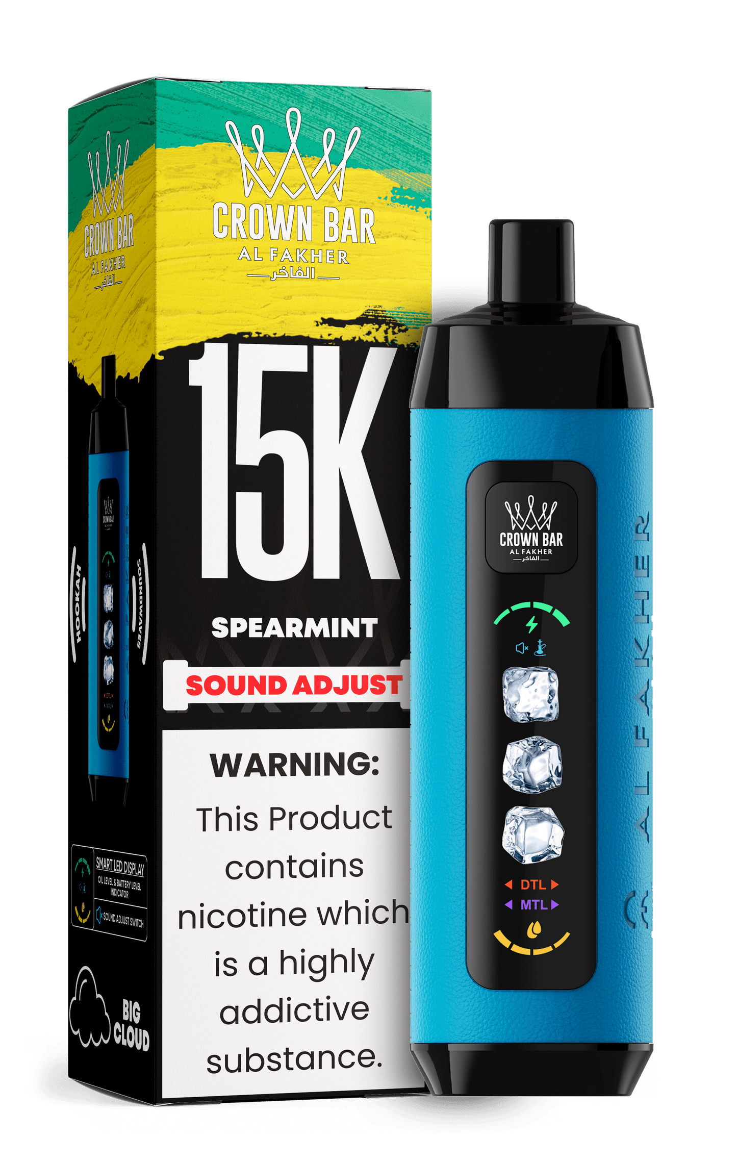 Al Fakher Crown Bar 15k Disposable Vape | Sound Wave