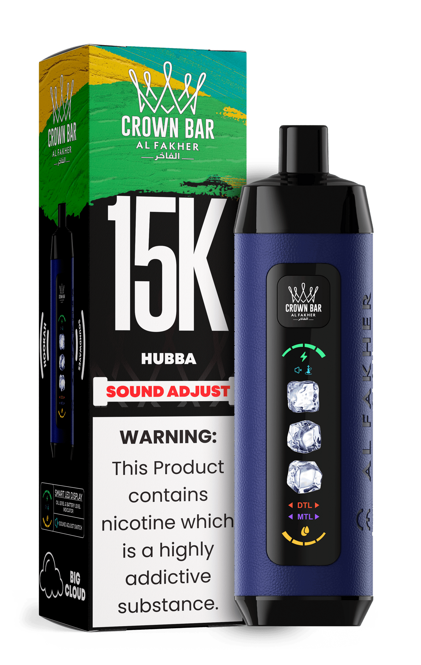 Al Fakher Crown Bar 15k Disposable Vape | Sound Wave
