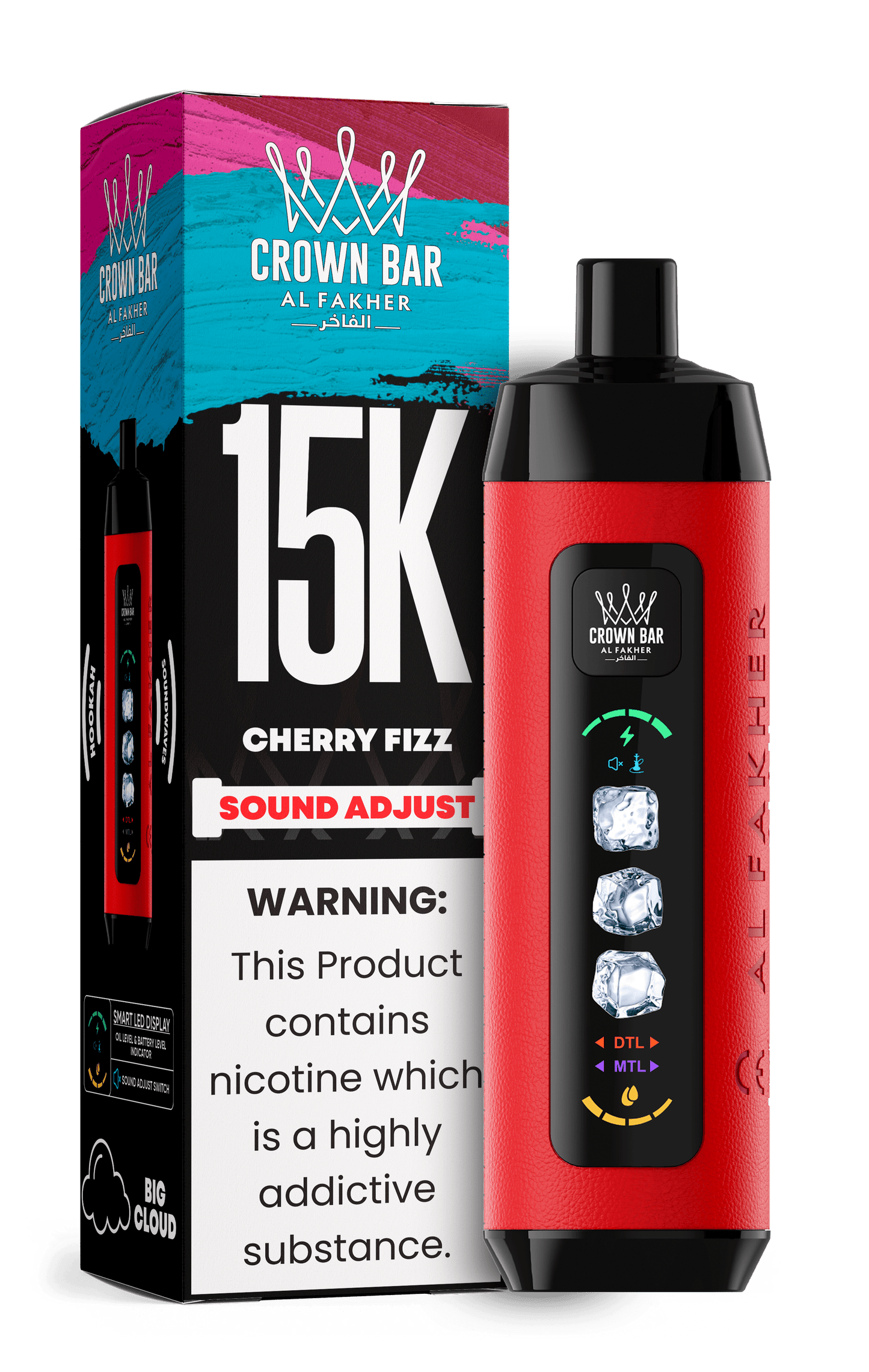Al Fakher Crown Bar 15k Disposable Vape | Sound Wave