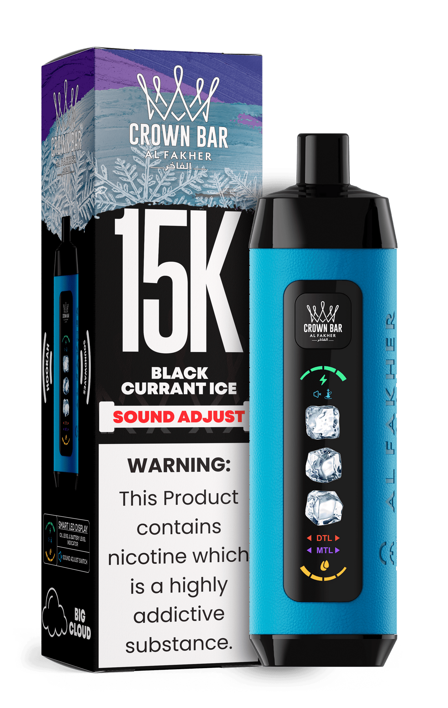 Al Fakher Crown Bar 15k Disposable Vape | Sound Wave