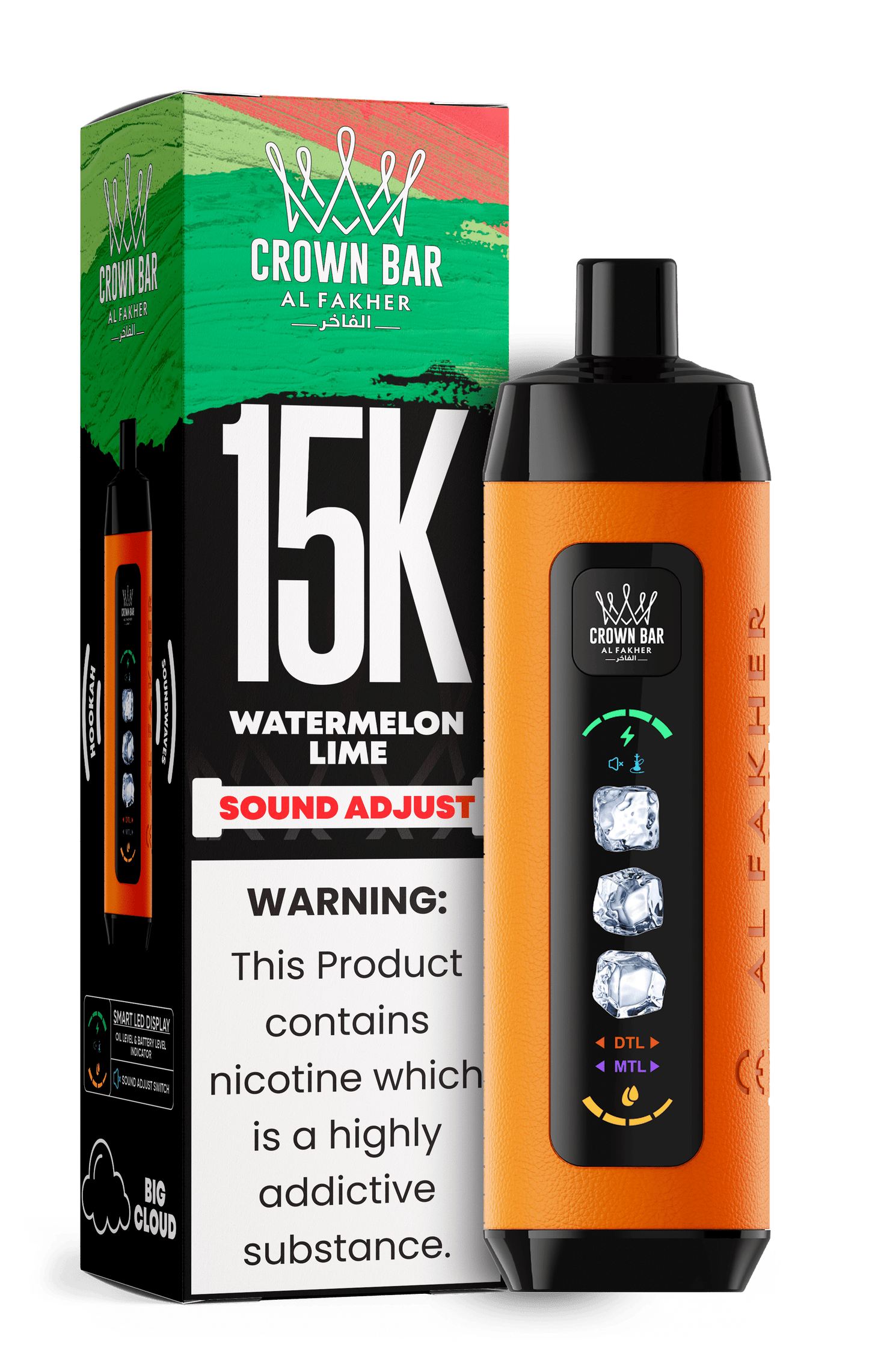 Al Fakher Crown Bar 15k Disposable Vape | Sound Wave
