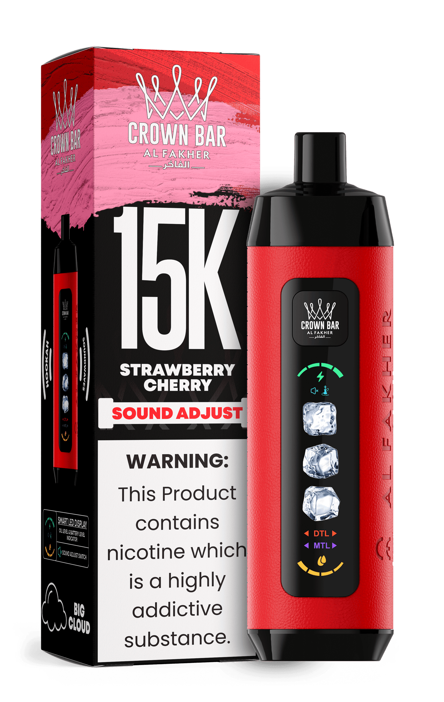 Al Fakher Crown Bar 15k Disposable Vape | Sound Wave