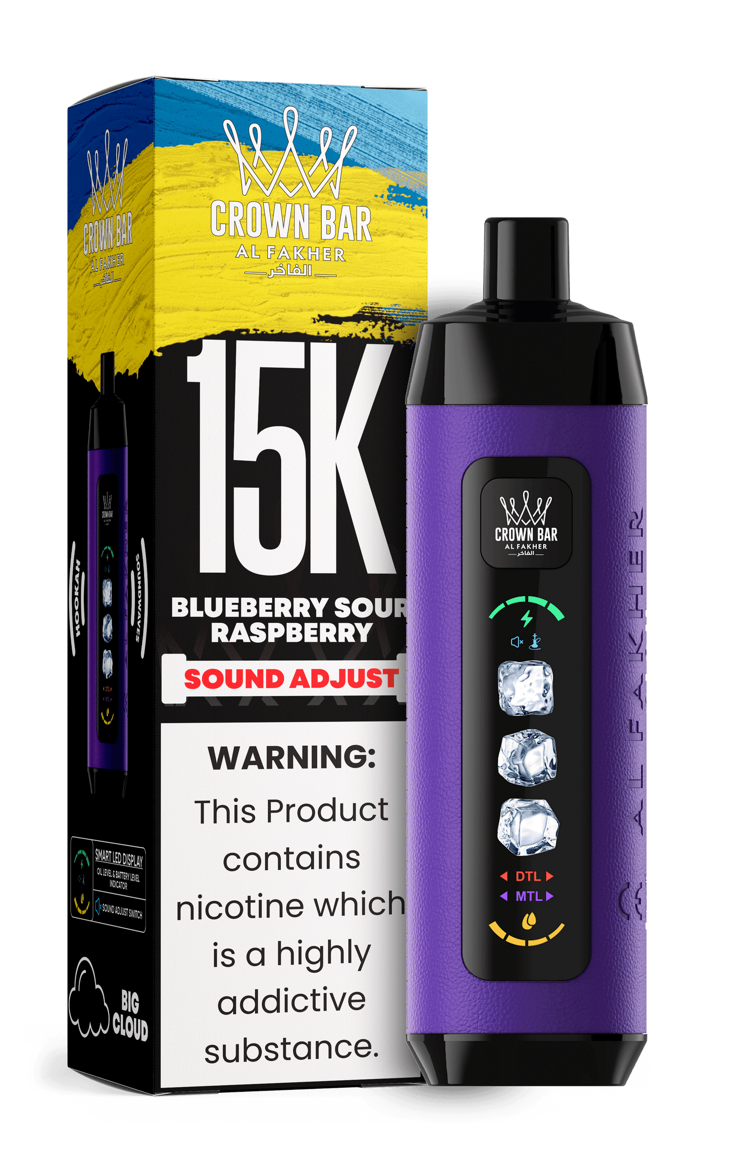 Al Fakher Crown Bar 15k Disposable Vape | Sound Wave