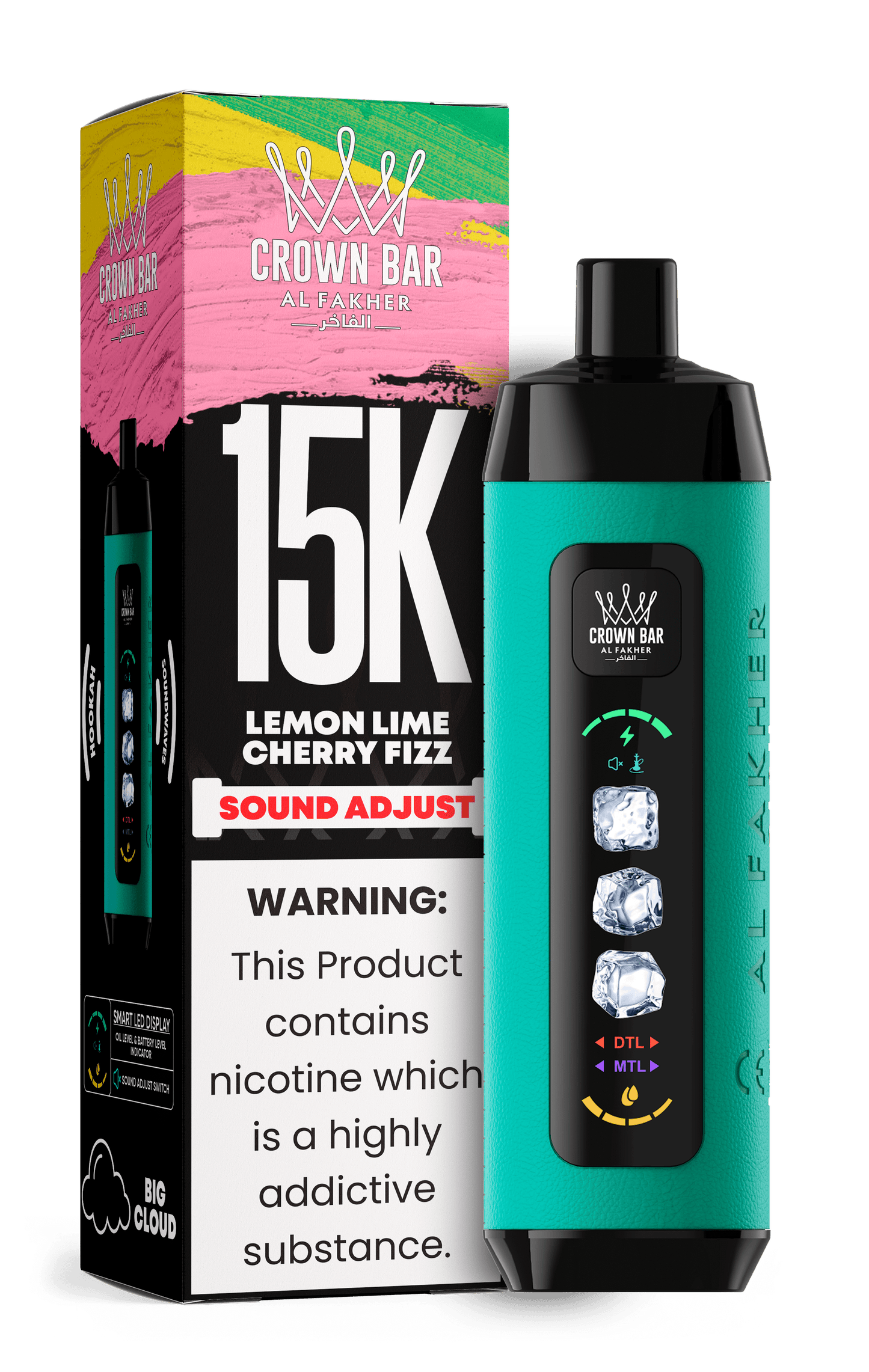 Al Fakher Crown Bar 15k Disposable Vape | Sound Wave