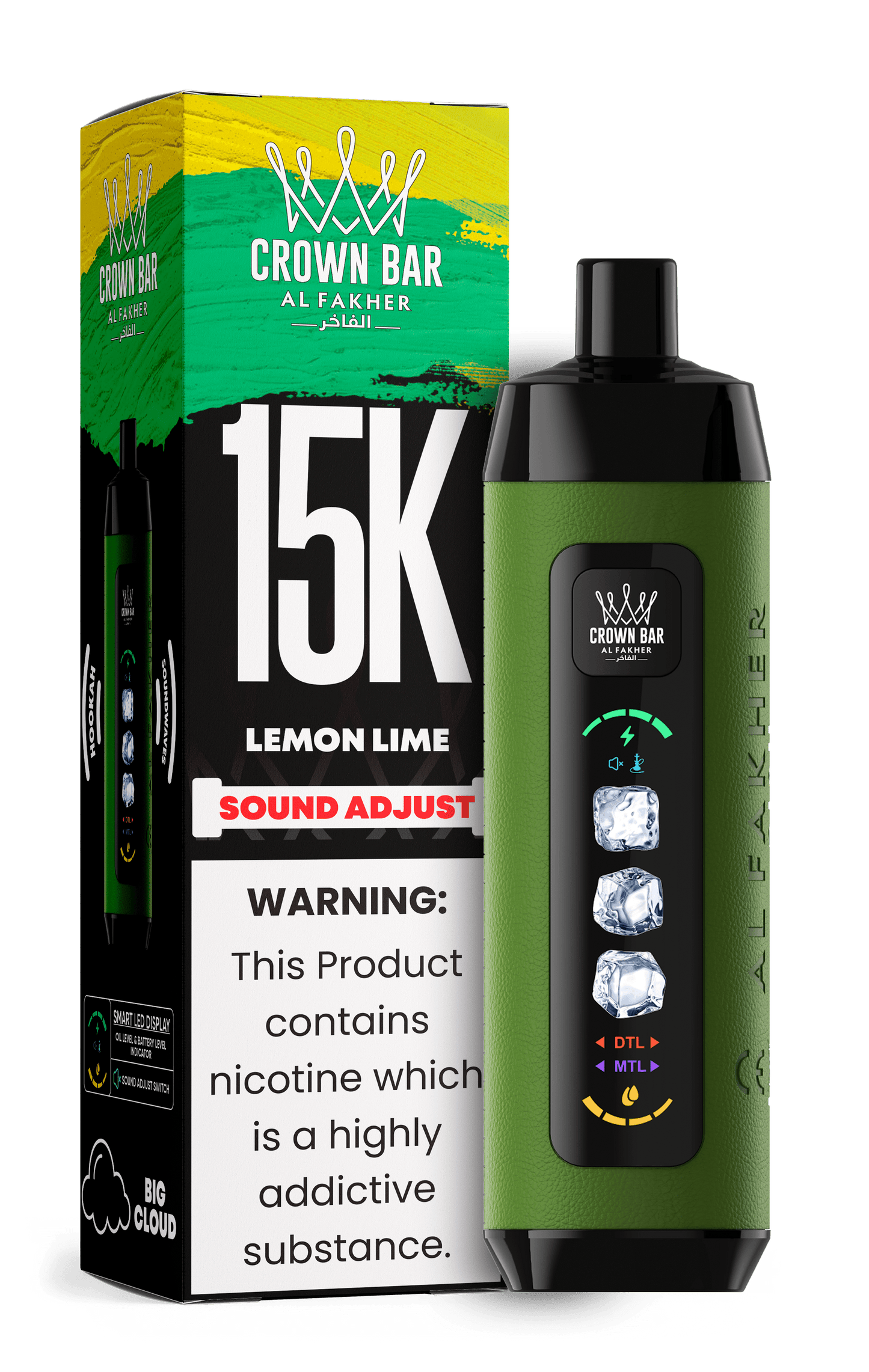 Al Fakher Crown Bar 15k Disposable Vape | Sound Wave