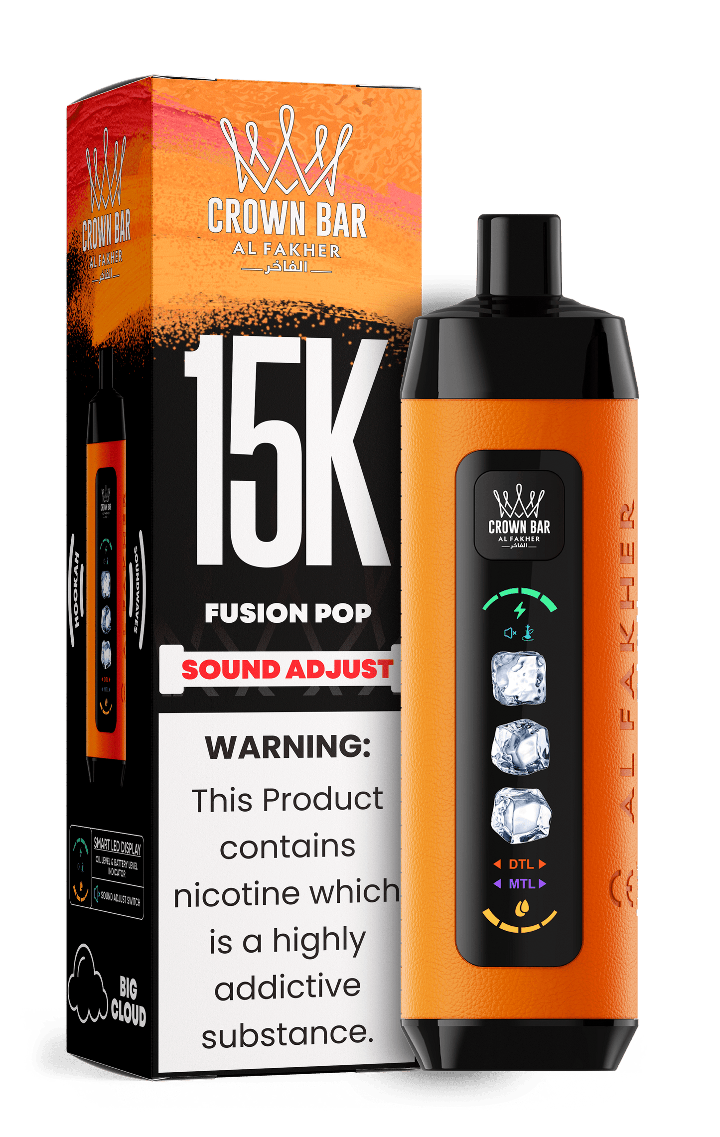 Al Fakher Crown Bar 15k Disposable Vape | Sound Wave