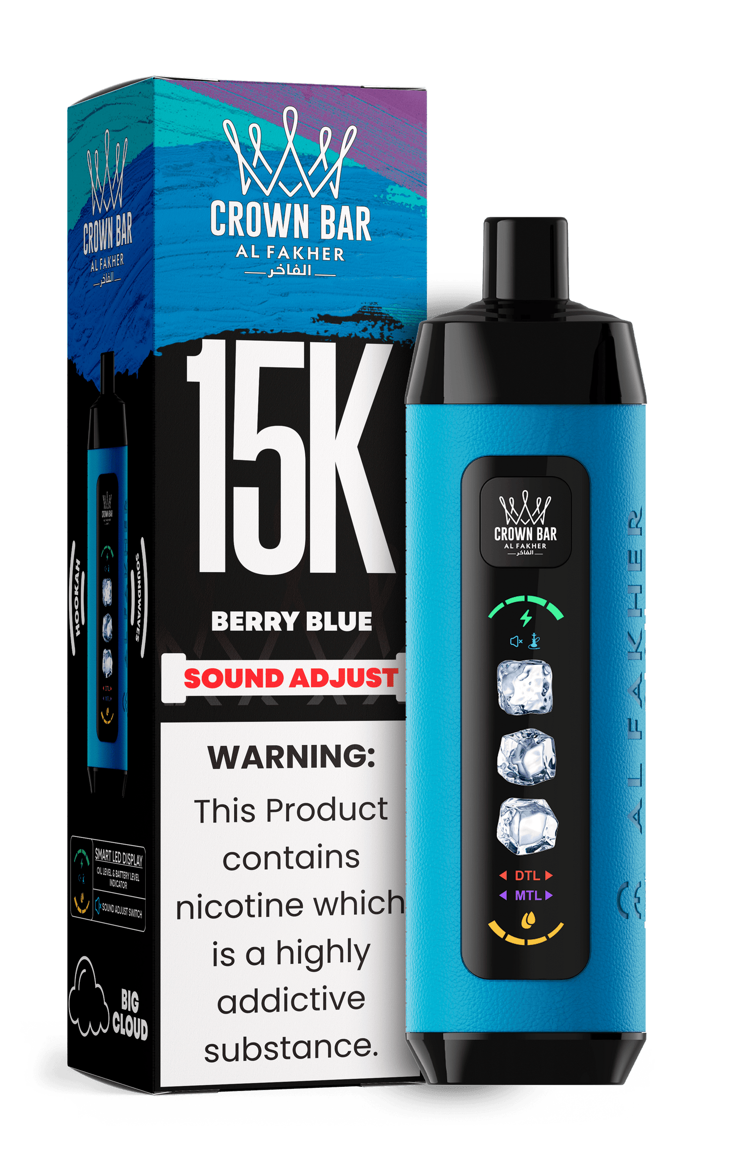 Al Fakher Crown Bar 15k Disposable Vape | Sound Wave