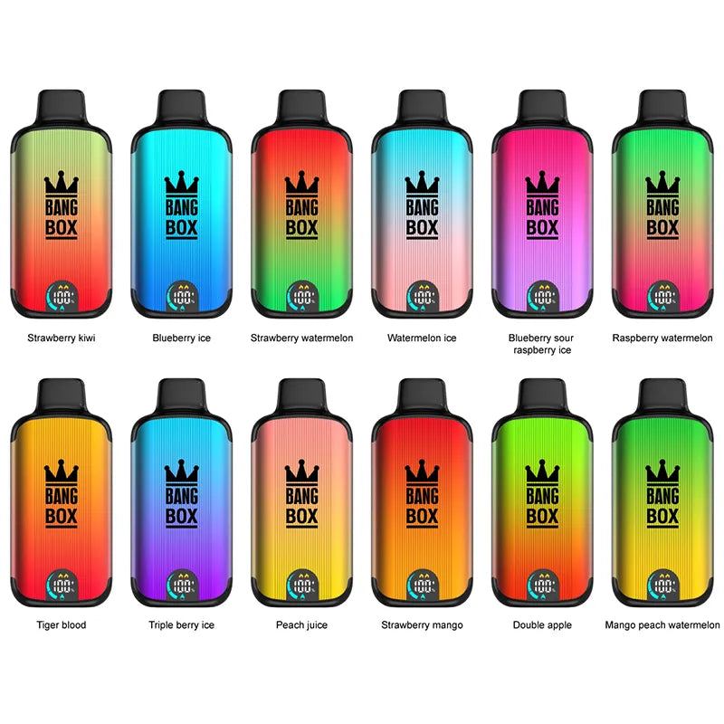 Bang Box 18000 Puffs (0%- 5%) Low Nicotine Bulk Buy LED display Disposable Vapes Wholesale 26ml 850mAh 12 Flavors