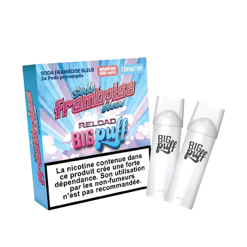 BIG PUFF Reload - Pack de 2 Cartouches 2 ml 600 Puffs