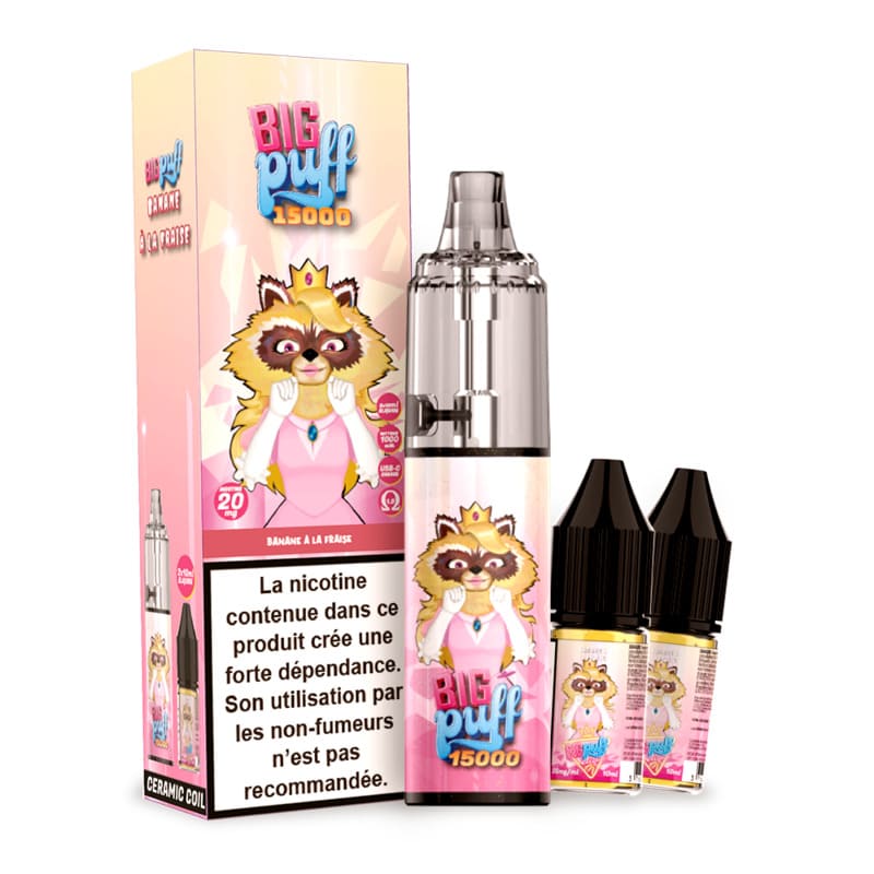 BIG PUFF Tornado 15000 - Pack Pod Jetable 15000 Puffs