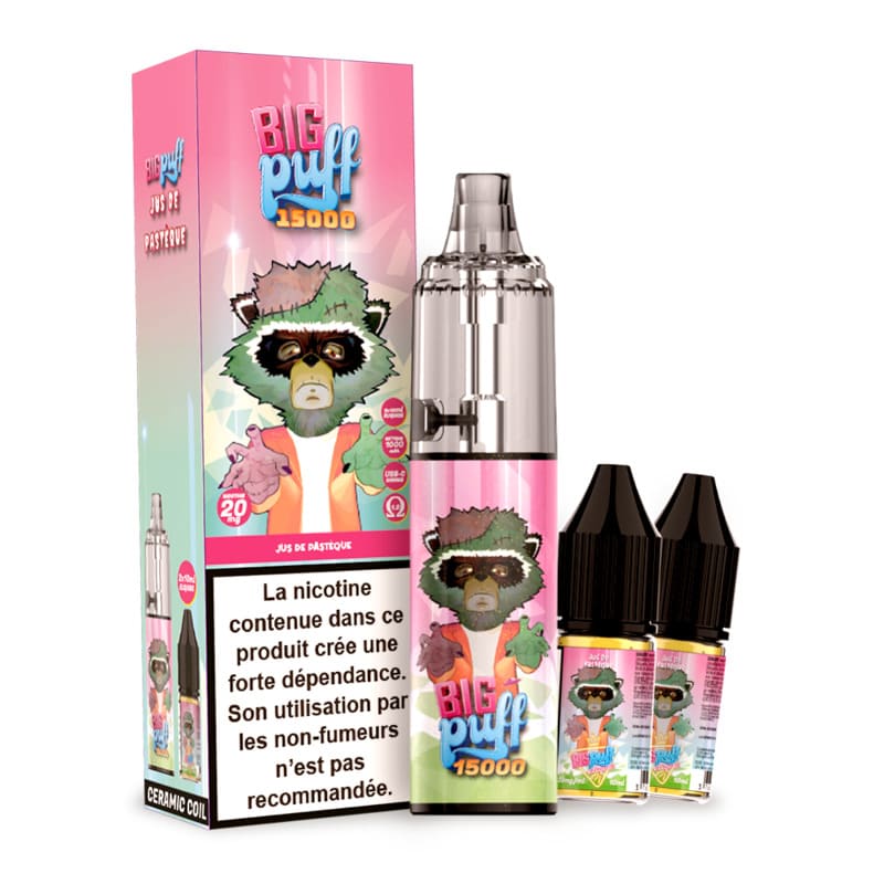 BIG PUFF Tornado 15000 - Pack Pod Jetable 15000 Puffs