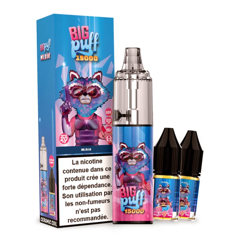 BIG PUFF Tornado 15000 - Pack Pod Jetable 15000 Puffs