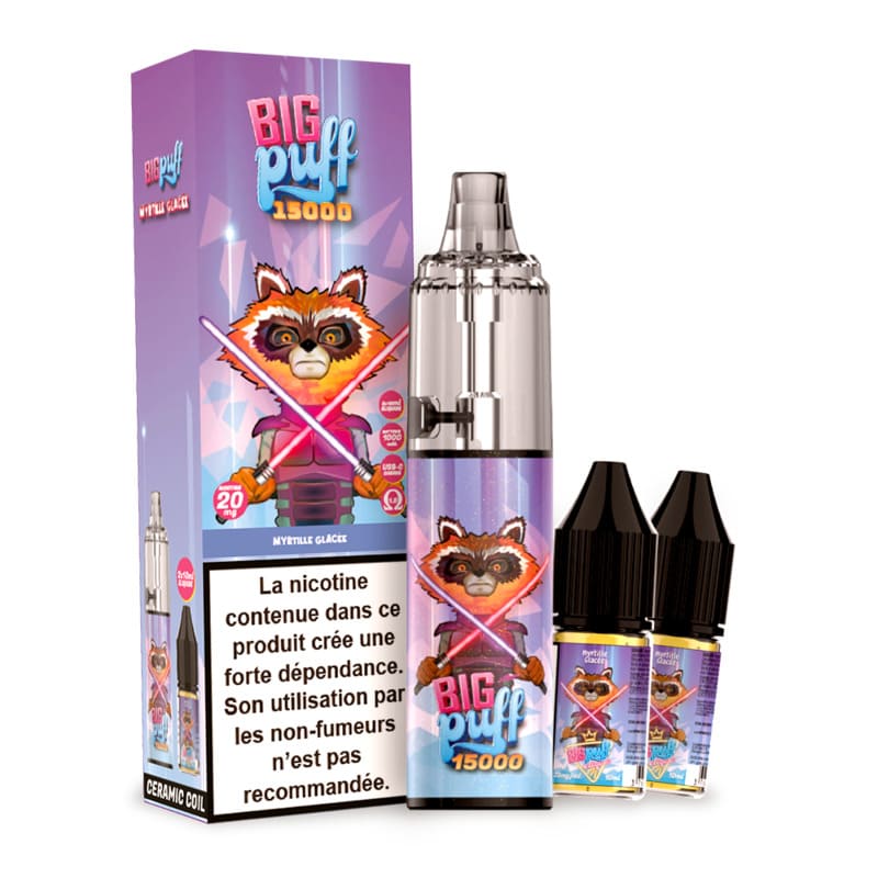 BIG PUFF Tornado 15000 - Pack Pod Jetable 15000 Puffs