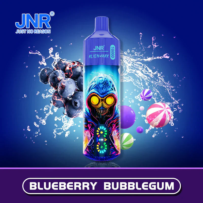 JNR Alien Max 18000 Puffs Disposable Vape-850mAh Battery, 28ml E-liquid, Multiple Nicotine 20 Flavors