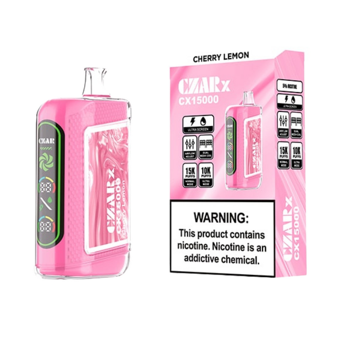 CZAR CX15000 Puffs disposable vape Czar Graham Swirl Rechargeable Disposable-Multiple Nicotine 15 Flavors