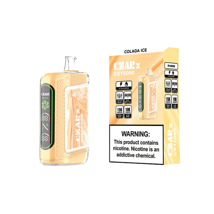 CZAR CX15000 Puffs disposable vape Czar Graham Swirl Rechargeable Disposable-Multiple Nicotine 15 Flavors