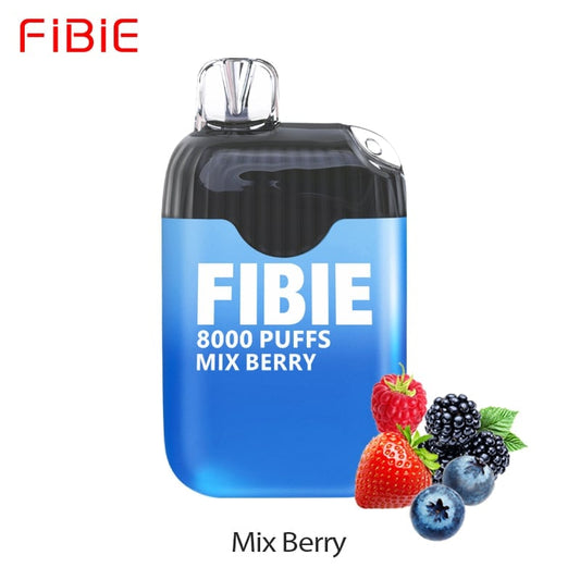 Mix-Berry - FIBIE 8000 Puffs Disposable Vapor Wands(8000 PUFFS)