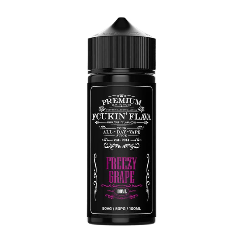 FCUKIN FLAVA - Freezy Grape - E-liquide 100ml