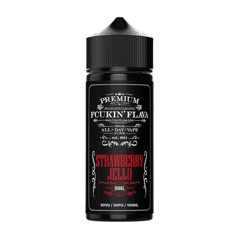 FCUKIN FLAVA - Strawberry Jello - E-liquide 100ml