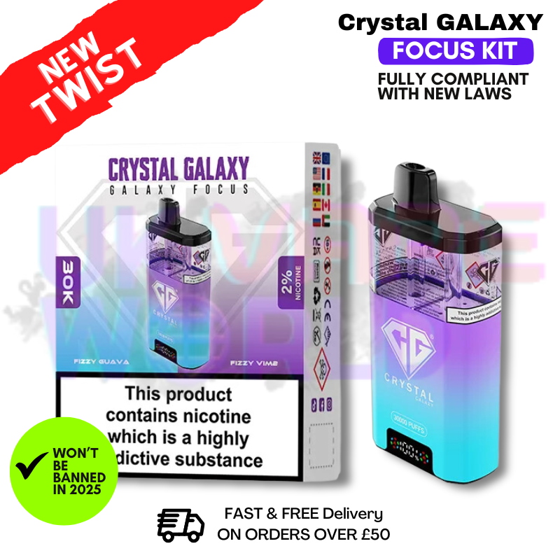 Fizzy Guava Crystal Galaxy 30K Puff Kit
