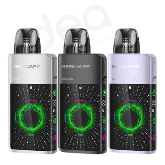 Geekvape Digi Q Vista Pod Kit 2ml E-liquid 1600mAh Battery 8 COLOURS