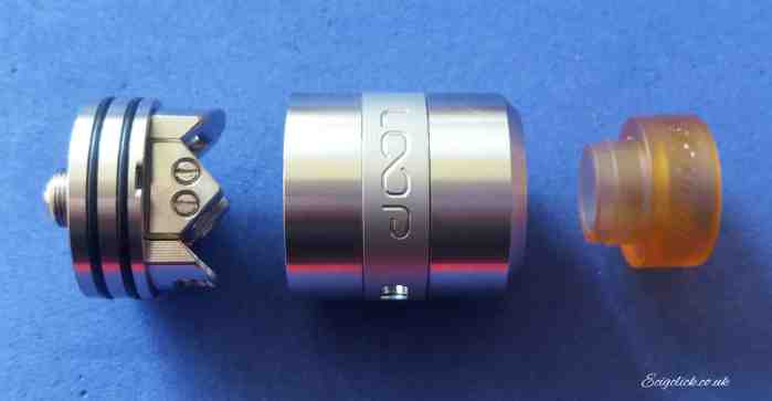 Geekvape Loop RDA Dripping and Squonking with Innovative Design and Dual coil