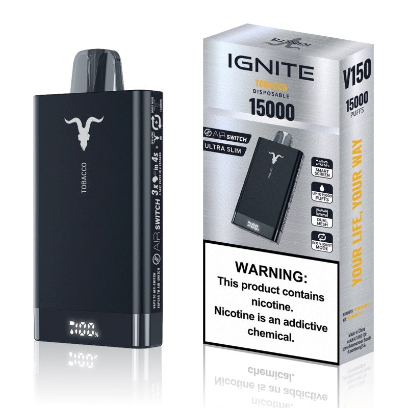 IGNITE V150 – 15K Puffs Disposable Vape | 5% Nicotine