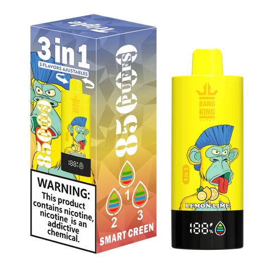 Bang King Triple 85K 3βinβ1 Disposable Vape | 85,000 Puffs | Triple Flavor Pods
