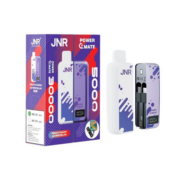 JNR PowerMate 30K Kit-5000mAh Battery, 15ml E-liquid, Multiple Nicotine 10 Flavors