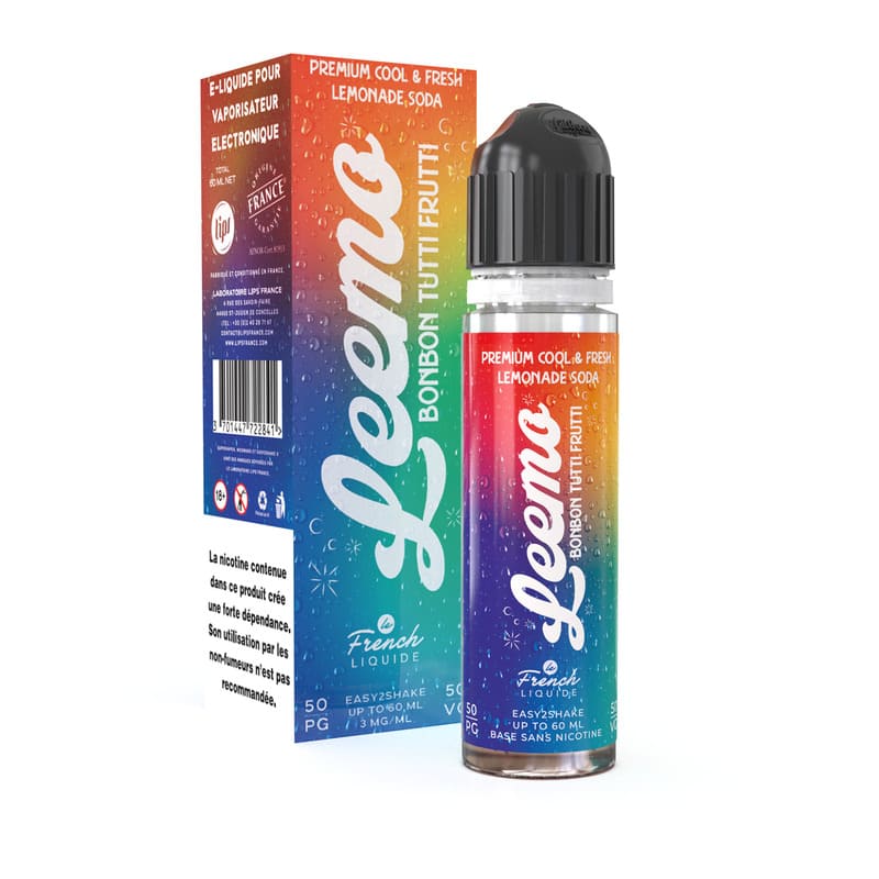 LE FRENCH LIQUIDE Leemo Bonbon Tutti Frutti - Pack E-liquide 60ml