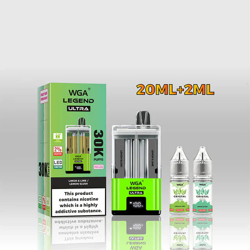 WGA Crystal Legend Ultra 30000 Puffs Disposable Vape
