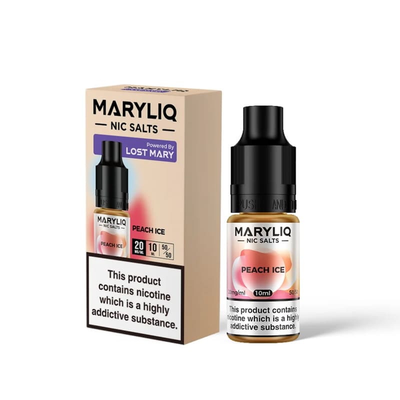 LOST MARY Maryliq Peach Ice - Sel de nicotine 10ml
