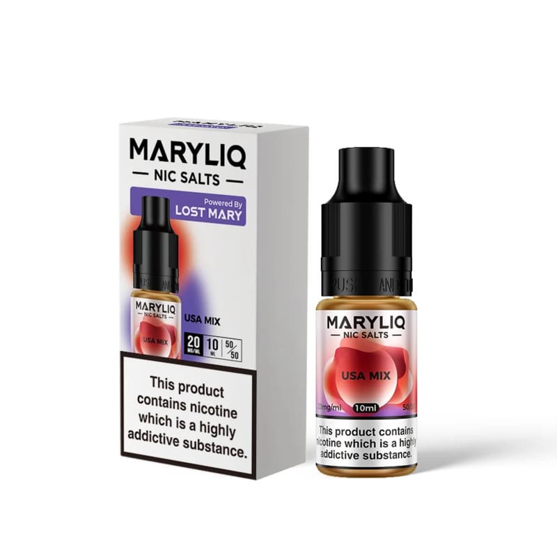 LOST MARY Maryliq USA Mix - Sel de nicotine 10ml