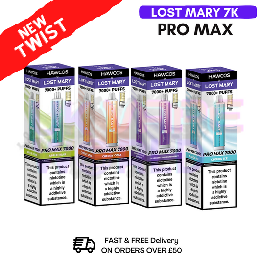 Lost Mary 7K 7000 Puff Pro Max Bar (20MG) - £8.99