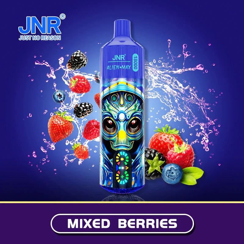 JNR Alien Max 18000 Puffs Disposable Vape-850mAh Battery, 28ml E-liquid, Multiple Nicotine 20 Flavors