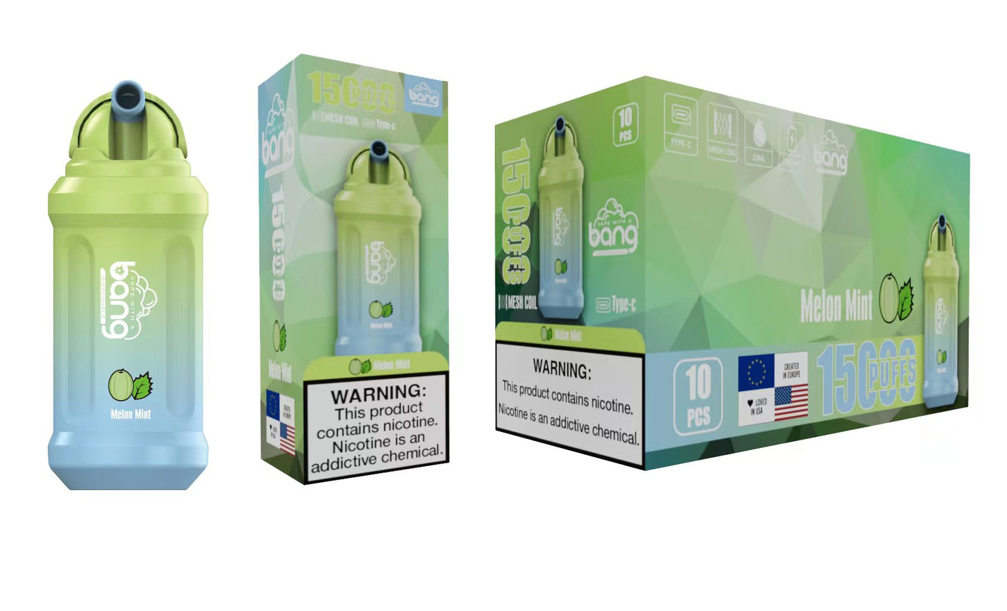 BANG 15000 Puffs 25 - Bang 15000 Puffs 5% Low Nicotine 23ML 600mAh Rechargeable Bulk Buy Disposable Best Vapes Pen Wholesale 16 Flavors