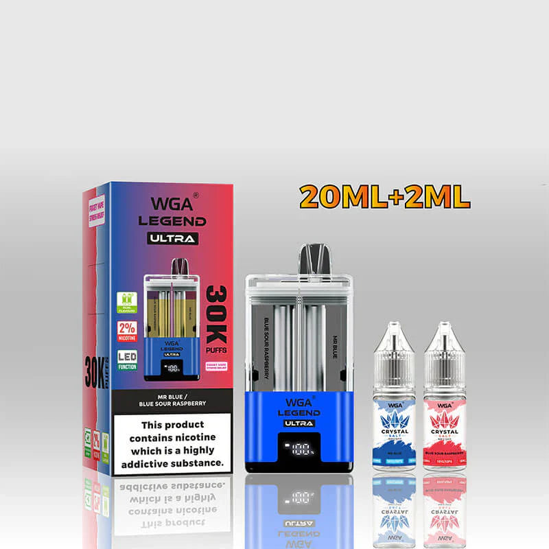 WGA Crystal Legend Ultra 30000 Puffs Disposable Vape