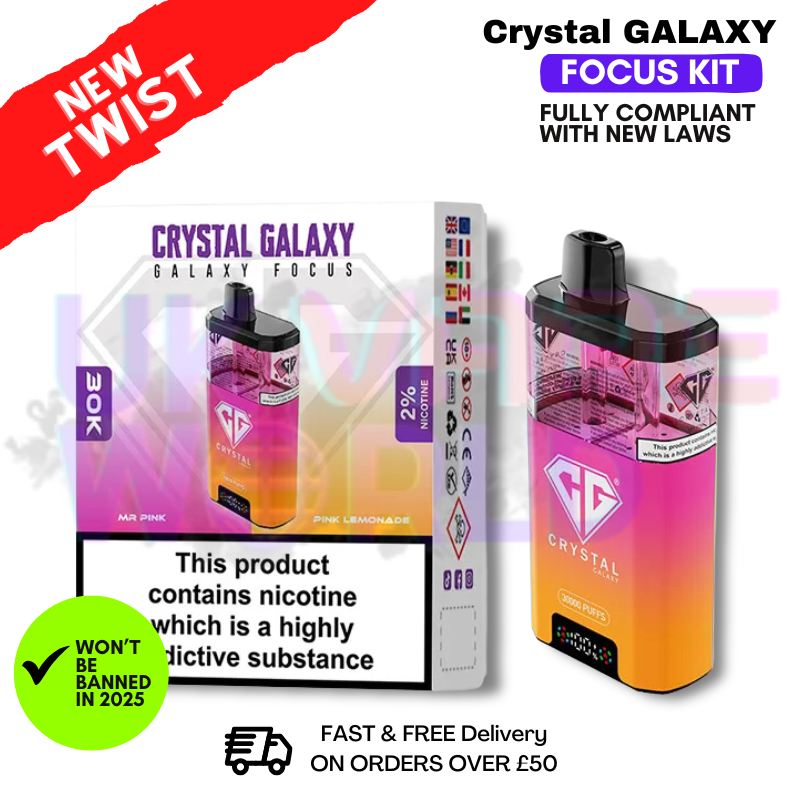Mr Pink Crystal Galaxy 30K Puff Kit