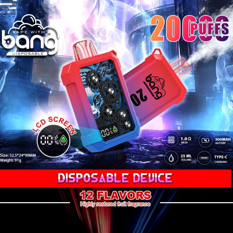 Bang Vape 20000Puffs Wholesale Electronic Cigarette Vape Bang King 20K Desechables Disposable Vape
