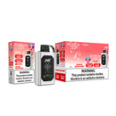JNR Shisha Hookah Box 30000Puffs Disposable Vape-1000mAh Battery, 25ml E-liquid, Multiple Nicotine 15 Flavors