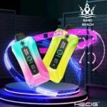 Bang 20000 Puffs LED Display Disposable Vape Bang King Double Crystal 20000 Puffs Vape 20K Disposable Vape Pen E Cigarette Prefilled 25ml 650mAh