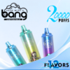 Bang King Double Crystal 20000 Puffs Vape (0% to 5% Nicotine) 20K Disposable Vape Pen E Cigarette Prefilled 25ml 650mAh 12 Flavors