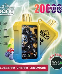 Bang King Double Crystal 20000 Puffs Vape (0% to 5% Nicotine) 20K Disposable Vape Pen E Cigarette Prefilled 25ml 650mAh 12 Flavors