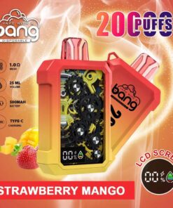 Bang King Double Crystal 20000 Puffs Vape (0% to 5% Nicotine) 20K Disposable Vape Pen E Cigarette Prefilled 25ml 650mAh 12 Flavors