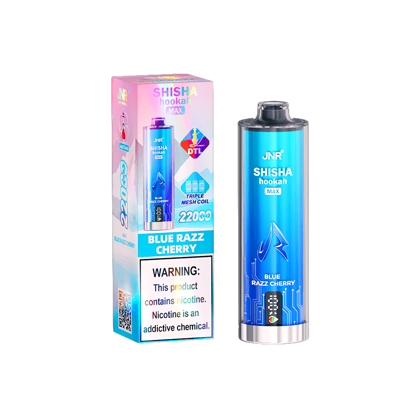 JNR Shisha 12000 Puffs Disposable Vape-750mAh Battery, 24ml E-liquid, Multiple Nicotine 12 Flavors