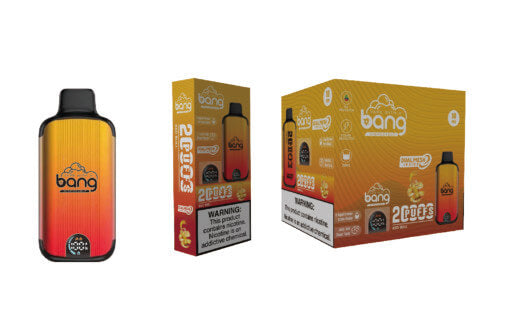 Bang 20000 Puffs LED Display Disposable Vape Bang King Double Crystal 20000 Puffs Vape 20K Disposable Vape Pen E Cigarette Prefilled 25ml 650mAh