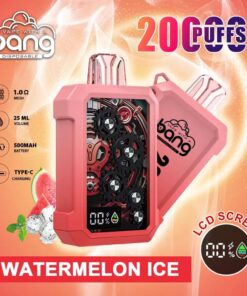 Bang King Double Crystal 20000 Puffs Vape (0% to 5% Nicotine) 20K Disposable Vape Pen E Cigarette Prefilled 25ml 650mAh 12 Flavors