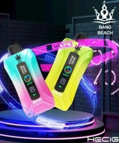 Bang King Double Crystal 20000 Puffs Vape (0% to 5% Nicotine) 20K Disposable Vape Pen E Cigarette Prefilled 25ml 650mAh 12 Flavors