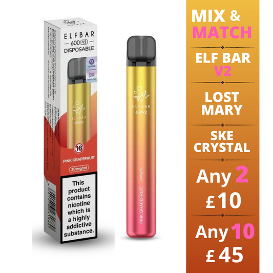 Pink Grapefruit  -  Elf Bar 600 V2